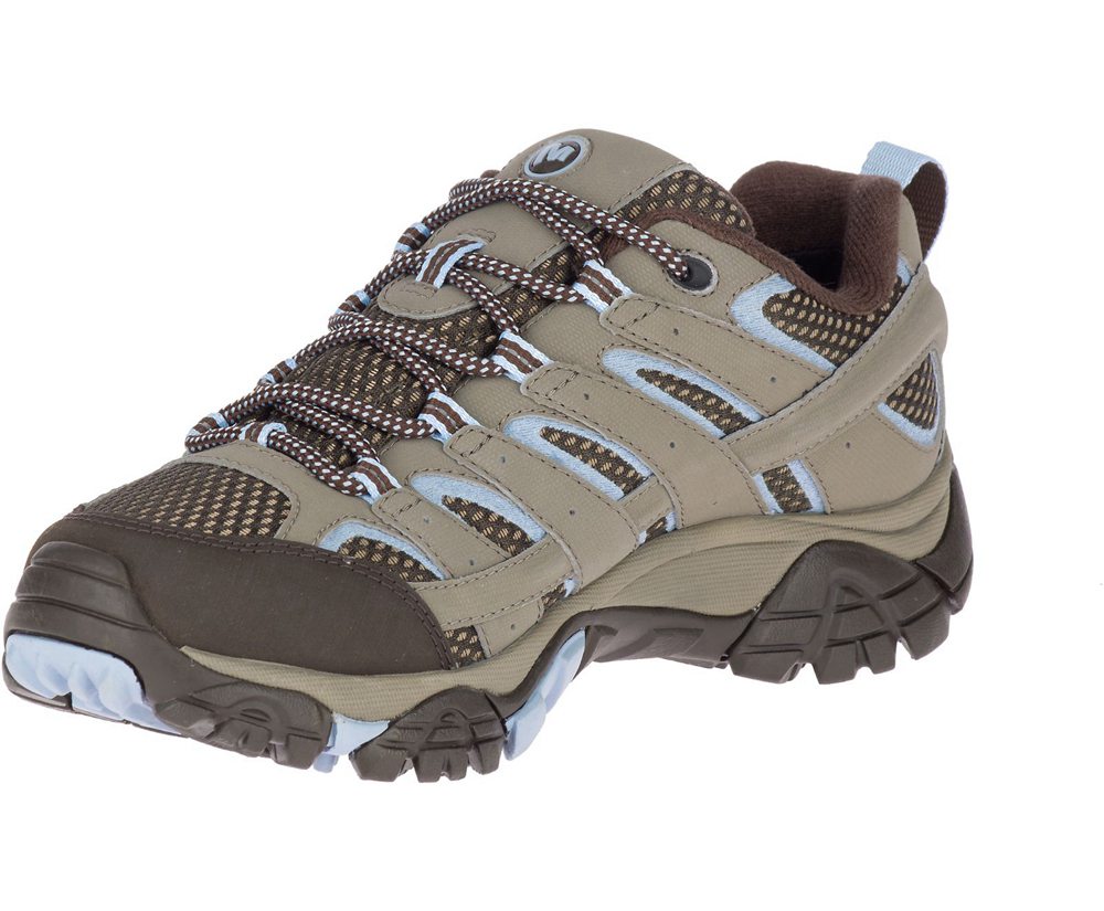 Merrell Hiking Shoes Grey - Moab 2 GORE-TEX® - Womens 86NADKLHS